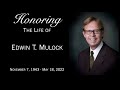 Honoring the Life of Eddie Mulock