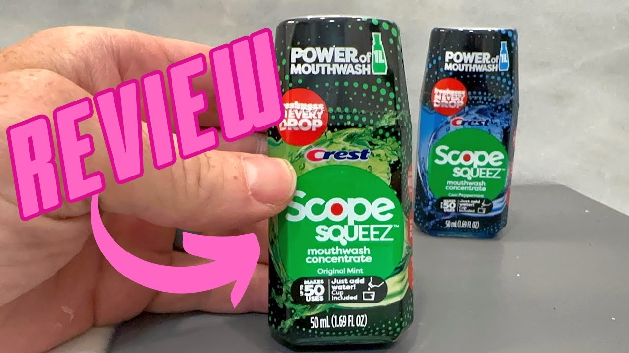 Scope Squeeze Mouthwash Concentrate Review YouTube