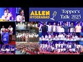 Toppers' Talk 2025 Highlights | ALLEN Hyderabad | 26-01-2025 | ALLEN South India