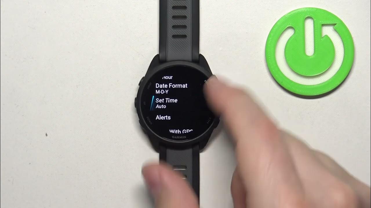 How To Set Time On Garmin Forerunner 55