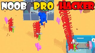 NOOB vs PRO vs HACKER - Aliens Lab Monster Craft screenshot 5