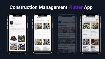Flutter Construction Management App Template | Project Tracking, Team Collaboration & Reports