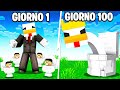 100 GIORNI DEL MONDO DI SKIBIDI TOILET SU MINECRAFT