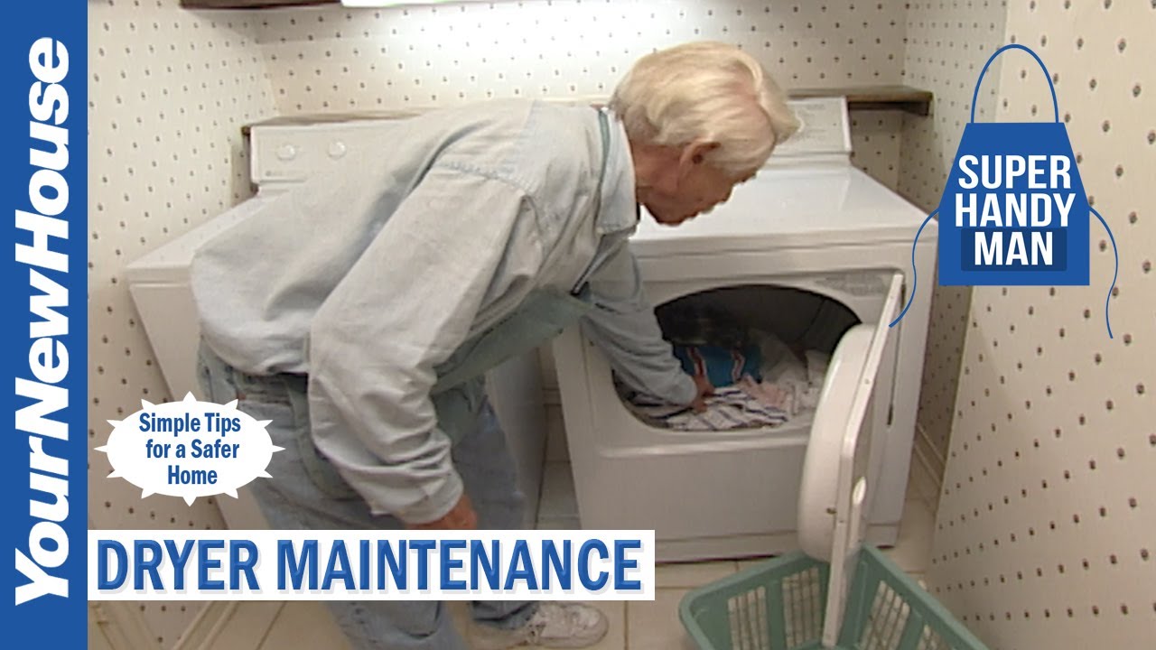 Dryer Maintenance: Save Money and Keep Your House Safer - The Super