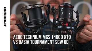 AERO TECHNIUM MGS 14000 XTD vs DAIWA BASIA TOURNAMENT 45 SCW QD