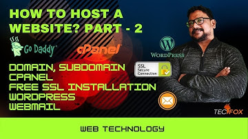 How To Host A Website ? Part - 2, WordPress Installation, Godaddy Cpanel, MySQL.