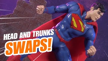McFarlane Toys Should be ASHAMED of New 52 Superman! Gold Label DC Multiverse Review and Head Swaps