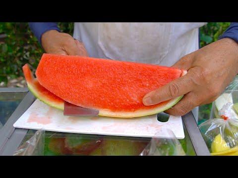 Amazing Fruit Ninja Cutting Skills - Thai Street Food