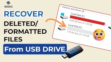4 Ways to Recover Deleted or Formatted Files from a USB Drive - With/Without Software
