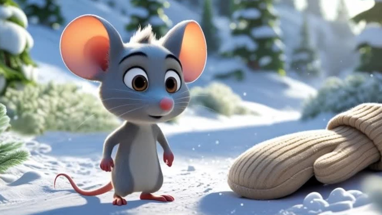 Хто-хто в рукавичці живе? 🧤❄️ Весела пісня-казка для дітей | Рукавичка. Пісенька-мультик. Знайченята