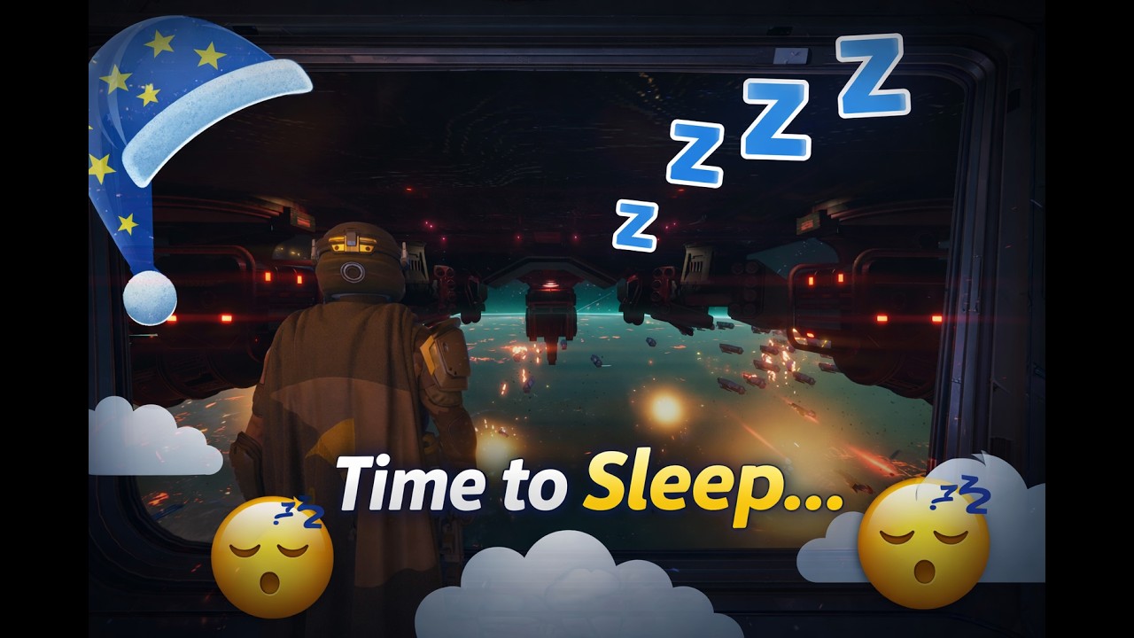 Sleep to the Invasion of Cyberstan | 8Hrs of Ship Ambience & Soft Music | Helldivers 2