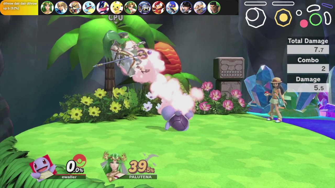 Flexible High Damage Squirtle Combos