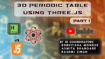 3D Periodic Table Using 3JS | Part-1 | ISA-VESIT
