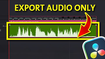 How to Export audio only in Davinci Resolve