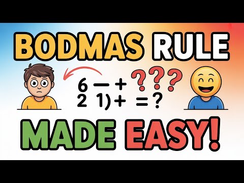 BODMAS Rule Explained with Examples | BODMAS in Urdu & English | Math Basic Concept