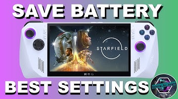 Starfield - Save Battery With These Settings - ASUS ROG Ally (Z1E) Gameplay