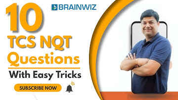TCS NQT Expected Questions with Explanation | Easy Tricks to Solve TCS questions | BRAINWIZ