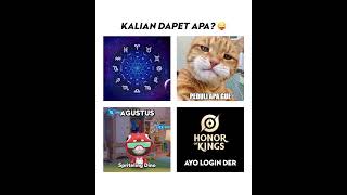 Bulan lahirmu = Horoscope kalian versi HOK 🎁👀#HonorofKingsIndonesia #HOKID #HOKIDCorner