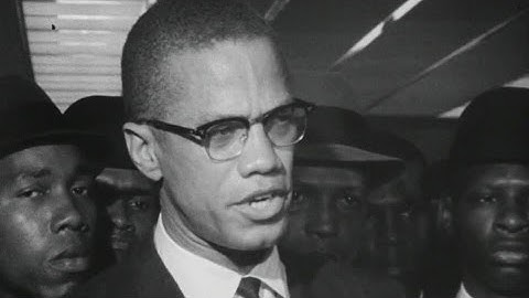 Malcolm X first interview for British TV (1963)