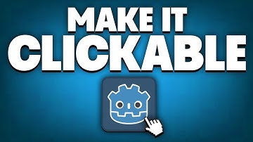 HOW TO MAKE A SPRITE CLICKABLE in GODOT (1 minute)