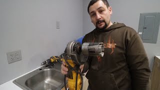 Using a Cheap Amazon Concreate Hole Saw