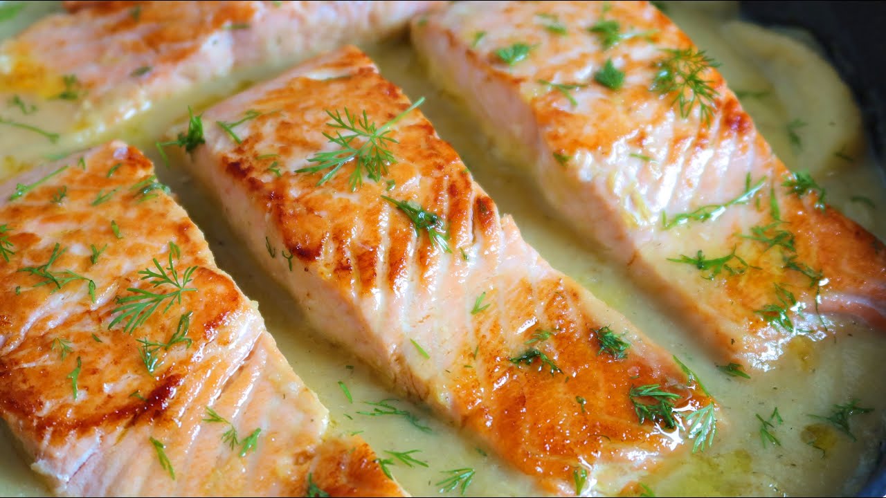 SALMÓN EN SALSA con patatas y TRUCOS para que quede muy jugoso (SIN HORNO)