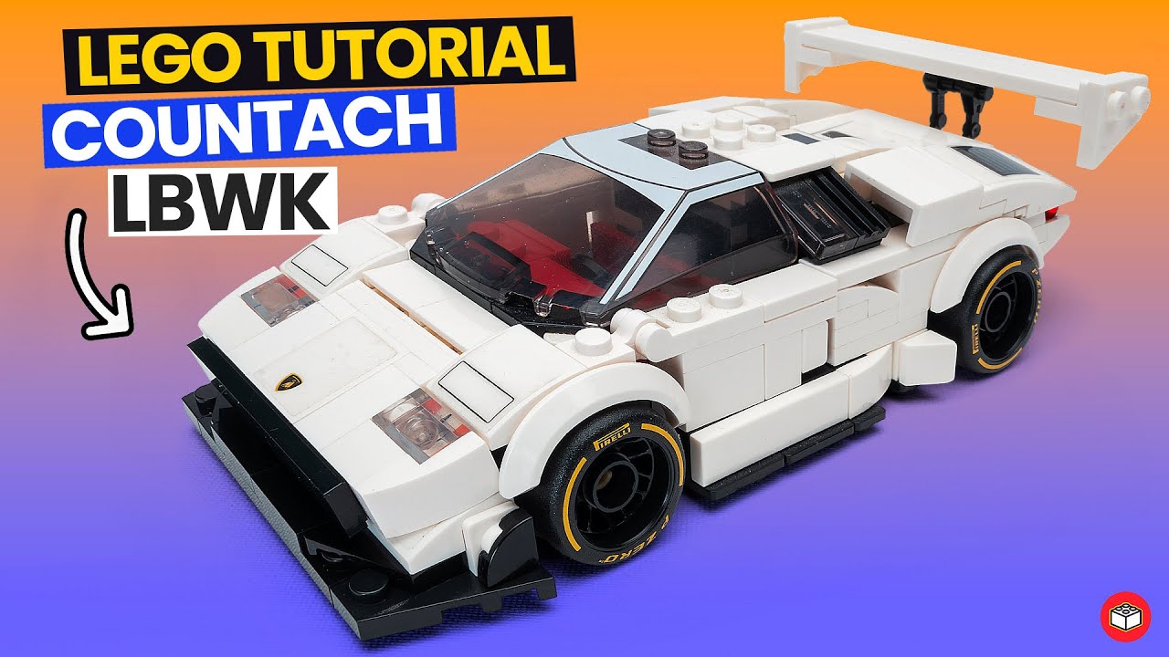 🔥 TUTORIAL Convertir LEGO Lamborghini COUNTACH en LBWK 76908 - YouTube