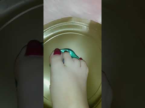 Feet squishing slime