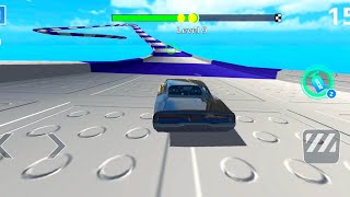 Mega ramp car stunt long ramp racing unlimited cars #megaramp screenshot 4