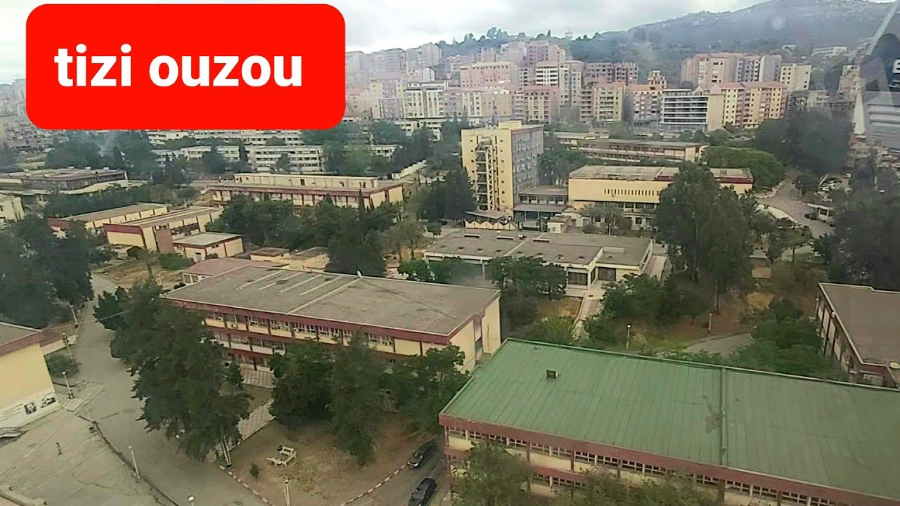 tizi ouzou vue du téléphérique - YouTube