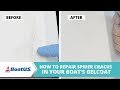 How To Fix Spider Cracks, Hairline Cracks, and Crazing in Boat Gelcoat [MATERIALS LIST👇] | BoatUS