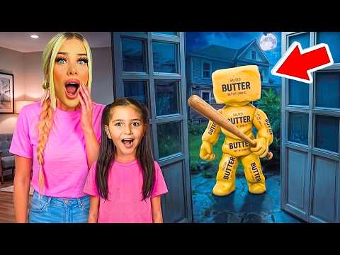 The BUTTER SQUISHY KILLER rang our doorbell... 😱