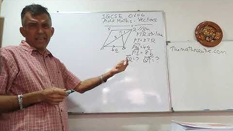 Vectors - IGCSE Add Maths (0606) Tutorial Video 1