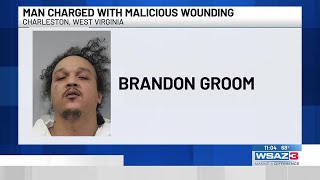 Man charged with malicious wounding