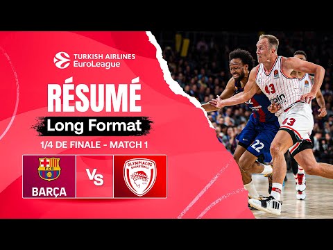 C'EST CHAUD EN CATALOGNE ! - FC Barcelone vs Olympiacos - Résumé EuroLeague Playoffs