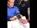 Jake Paul Vlog camera in his Hand Surgery