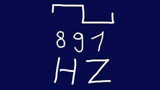 891 hz square