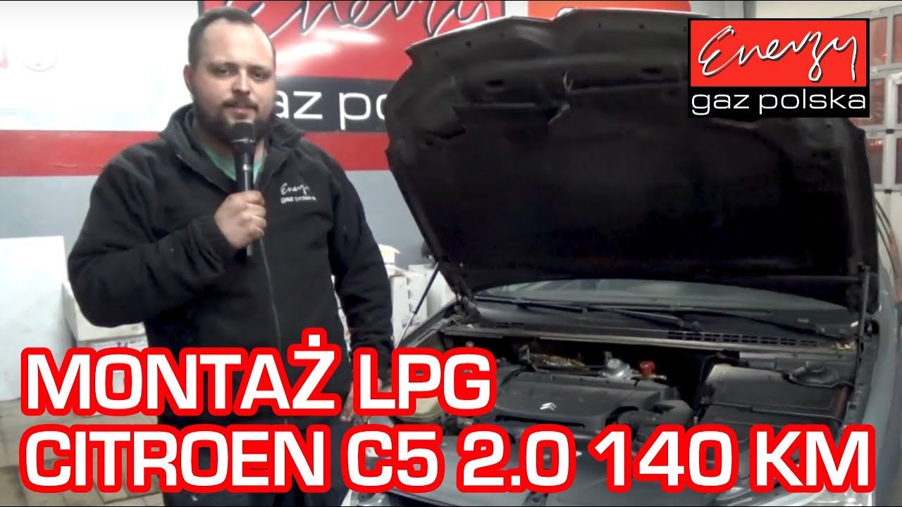 Montaż Lpg Citroen C5 2.0 140Km 2005R W Energy Gaz Polska Na Auto Gaz Brc Sq 32 Obd - Youtube
