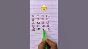 Draw a starlight line with numbers 1 to 20 ? #drawing#shorts#quiz#maths#line