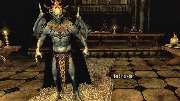 Skyrim AE Legendary Difficulty Ep 389 Talking to Harkon as a vampire