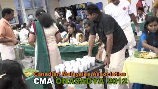 Canadian Malayalee Association Onasadya 2012