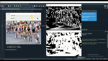 Morphological Operations - Tophat and Mgrad using OpenCV and Python