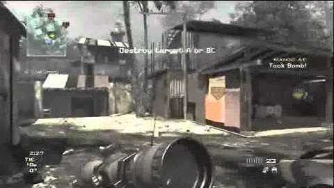 MW3 Sick Spawn Shot Cross Map!