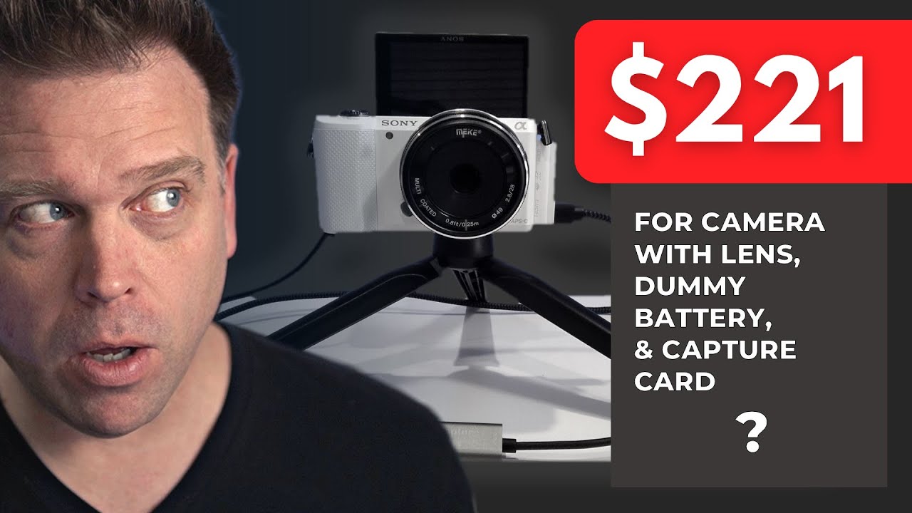 Can't justify $1000+ for a mirrorless camera setup with clean HDMI for  streaming? - YouTube