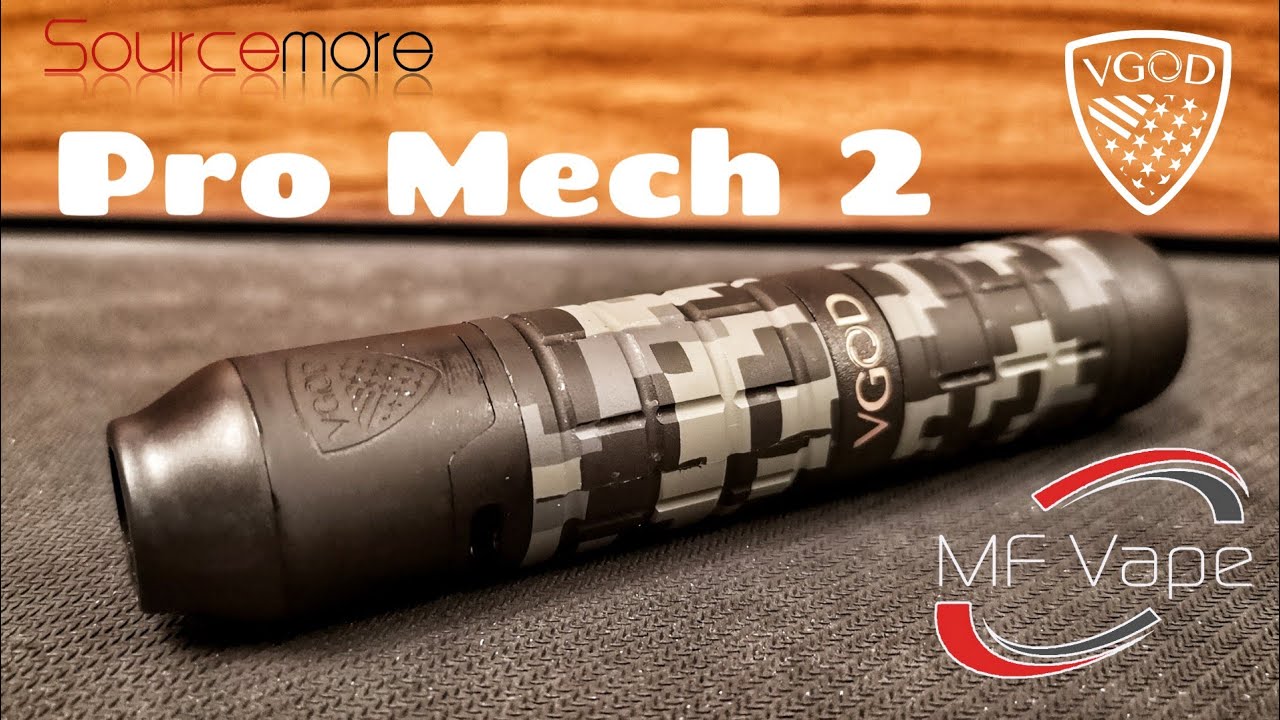 VGOD Pro Mech 2 Kit w/ Elite RDA - Black Camo - Single 18650 Mechanical Mod