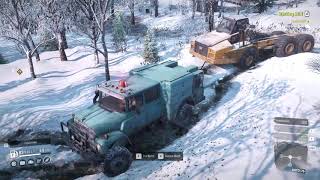 SnowRunner (No Commentary) Working Stiff, earning the CAT 745C screenshot 4
