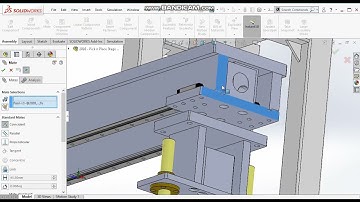 Hướng dẫn mô phỏng cơ cấu cấp phôi băng tải bàn xoay trên Solidworks-05