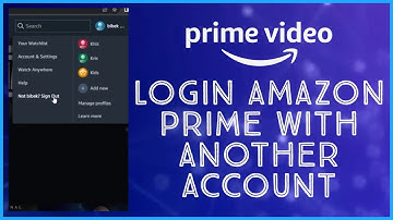Access Multiple Amazon Prime Accounts On One Device | Login to Amazon Prime with Another Account