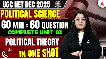 UGC NET Political Science Unit 1 | UGC NET Political Science Political Theory By Jaya Ma