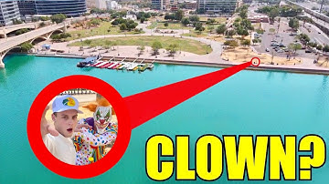 If you ever see a CLOWN at a lake RUN AWAY FAST! ( he attacked my roommate )